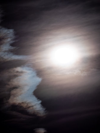 The Clouds Ran Quickly Through The Night Sky