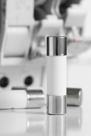 Cylinder Fuse with Fuse Holder Background