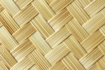 Bamboo Strip Interwoven Textureの写真素材