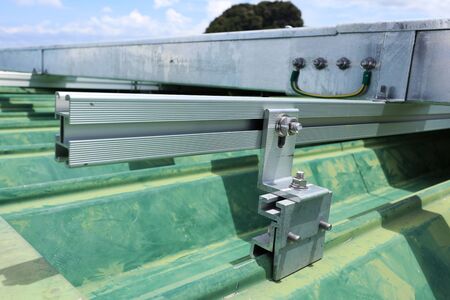 Roof Mounting Kits Clamp Type Supporting Electrical Wirewayの写真素材