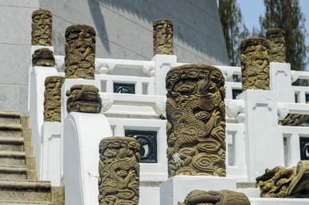 Carved monolithicの写真素材