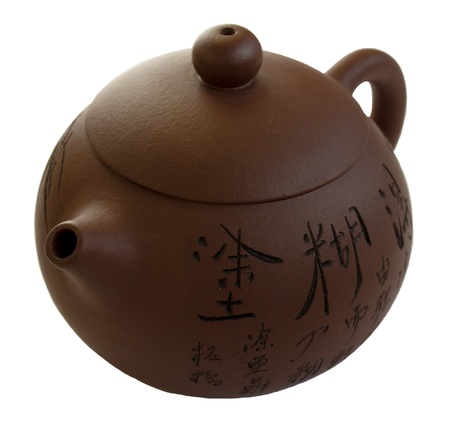 Small chinese teapotの写真素材