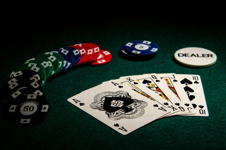 poker gameの写真素材