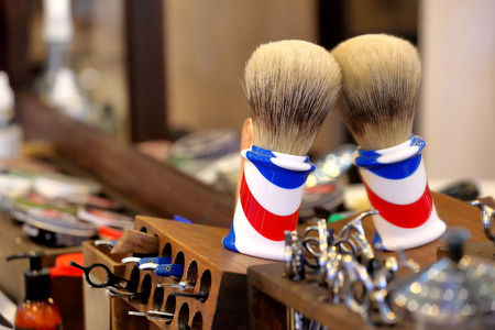 Barber shop with accessory and equipments

の写真素材