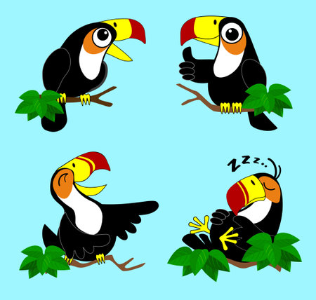 cute characters in the form of vector graphics,
suitable for design related to children's world and various design workのイラスト素材