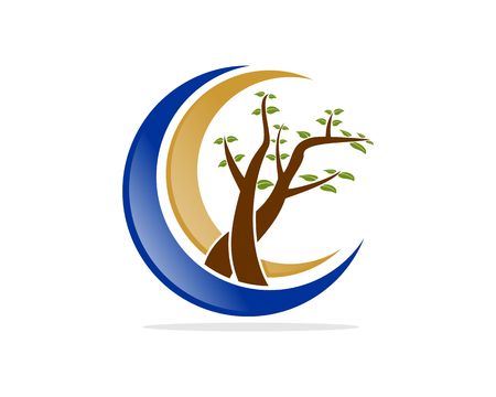 Tree insurance services logoのイラスト素材