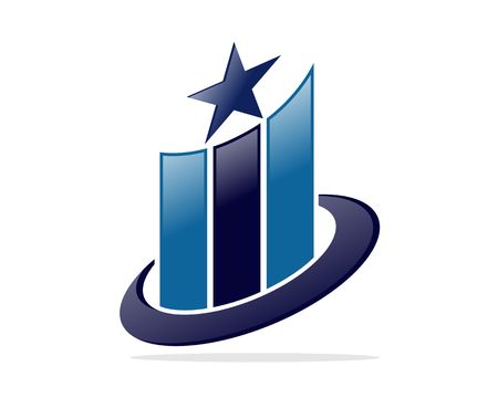 Growth up financialのイラスト素材