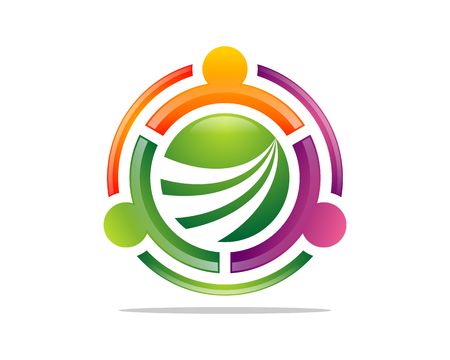 Family life consulting iconのイラスト素材