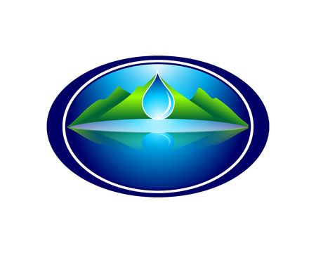 Pure water resourceのイラスト素材
