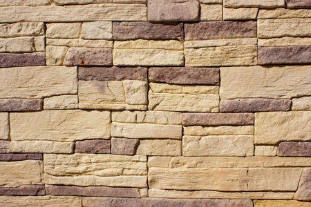 pattern of decorative stone wall background.