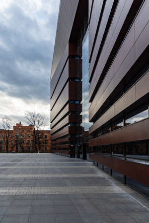 Wroclaw, Poland - March 1 2020 Facade of National Forum of Musicのeditorial素材