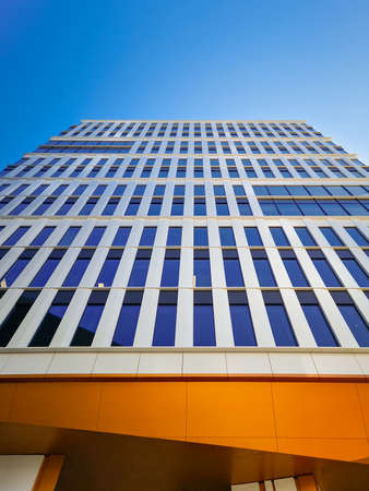 Wroclaw, Poland - August 16 2020: Square and builidings at new south center with offices and...