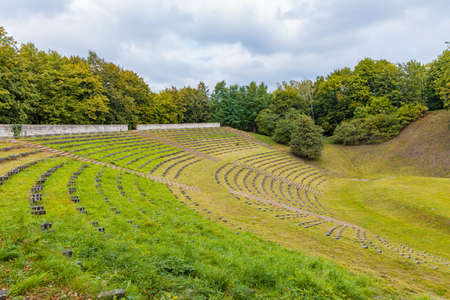 Big old amphitheater in Citadel Parkの写真素材