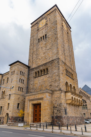 Poznan, Poland - October 2 2020: Cultural Center - Imperial Castle in Poznanのeditorial素材