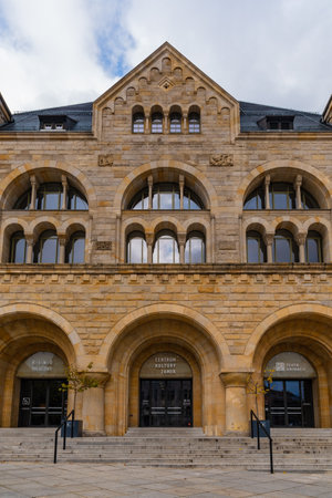 Poznan, Poland - October 2 2020: Cultural Center - Imperial Castle in Poznanのeditorial素材