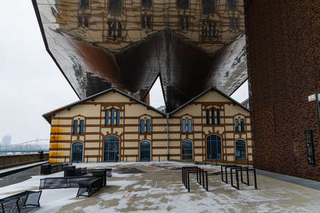 Cracow, Poland - February 2021: Center for Documentation of the Art of Tadeusz Kantor CRICOTEKA