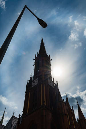Legnica, Poland - April 2021: Tower of Church of the Holy Trinity in Legnicaのeditorial素材