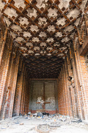 Legnica, Poland - April 2021: Main hall of Former seat of the Gestapo and UBのeditorial素材