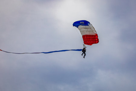 Leszno, Poland - June 16 2023: Antidotum Airshow Leszno 2023 and show of PHENIX Ambassadeurs...