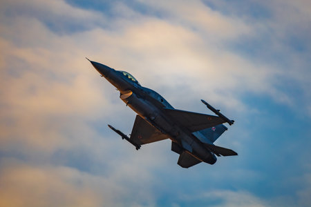 Leszno, Poland - June 16 2023: Antidotum Airshow Leszno 2023 and acrobatic shows full of smoke of...