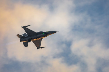 Leszno, Poland - June 17 2023: Antidotum Airshow Leszno 2023 and acrobatic shows full of smoke of...