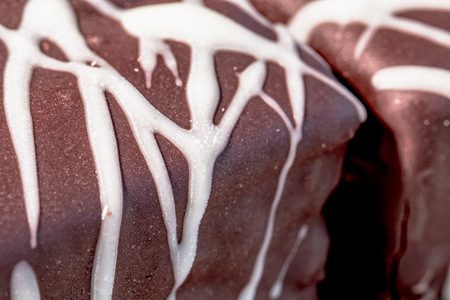 Chocolate domino stones - Close upの写真素材