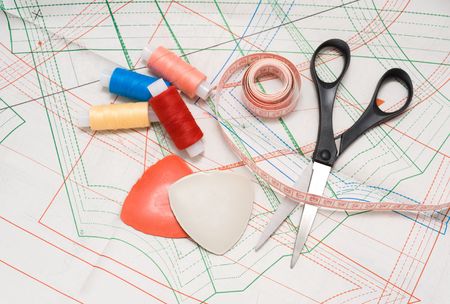 notions, things nesessary for sewing at home