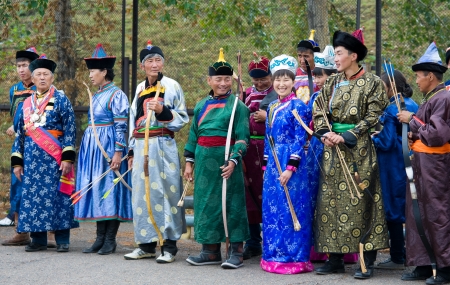 ULAN-UDE, RUSSIA - JULY 16  The 4th General Session of the World Mongolians Convention  Mongolian...