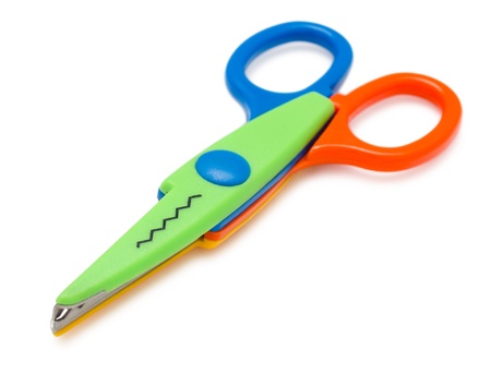 decorative edged scissors to cut figured edges