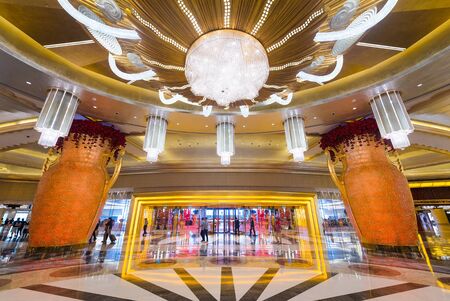 MACAU - SEPT 2017: Studio City is a hotel and casino resort in Cotai, Macau, China. It is Asia's first leisure resort to integrate television and film production facilities, retail, gaming and hotels.のeditorial素材