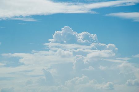 Blue sky with beautiful clouds