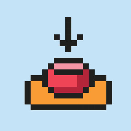 video game pixelated design, vector illustration eps10 graphic.のイラスト素材