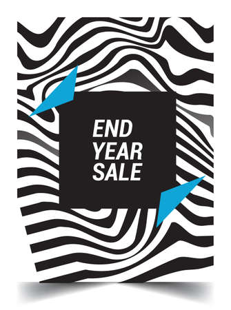 Sale banner template design, End of year sale, sale promotions, Modern and colorful Template background.のイラスト素材