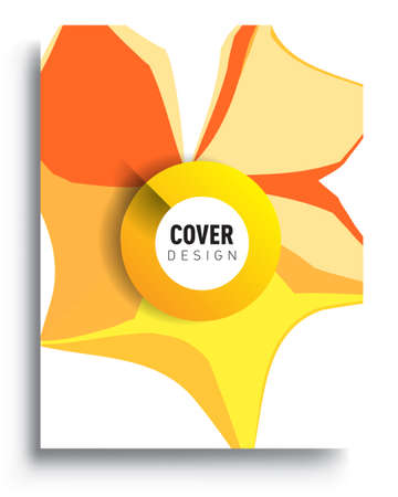 Covers template with abstract and modern design, Colorful geometric shapes. elegant design for cover and abstract backgroundのイラスト素材
