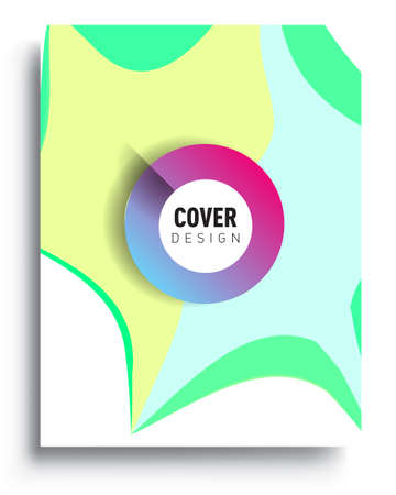Covers template with abstract and modern design, Colorful geometric shapes. elegant design for cover and abstract backgroundのイラスト素材
