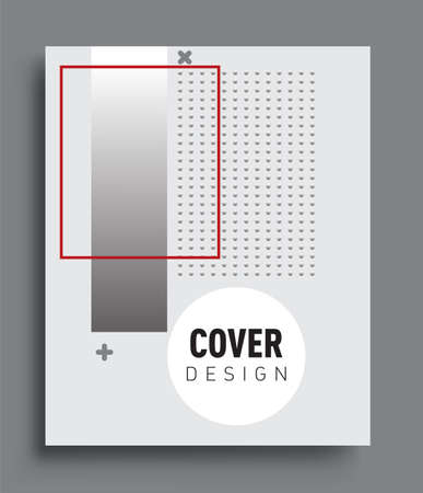 Minimalistic design, creative concept Abstract geometric pattern design black and white color background. Applicable for placards, brochures, posters, covers and banners.のイラスト素材