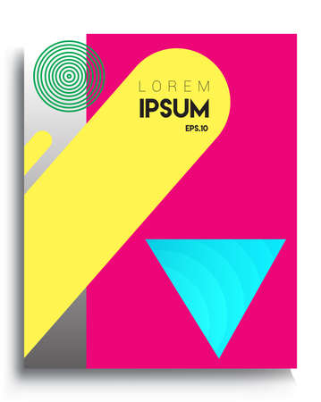 Background Abstract geometric pattern design. Vector templates for modern design, cover, template, decorated, brochure, flyer.のイラスト素材