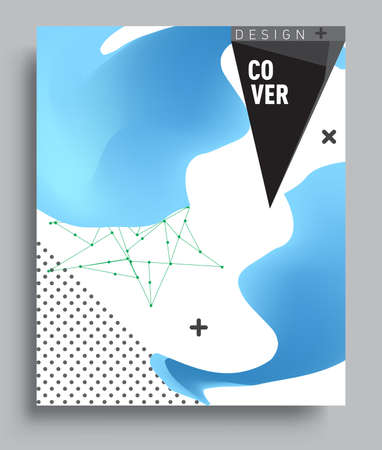 Abstract geometric pattern design and background. Vector templates for modern design, cover, template, decorated, brochure, flyer.のイラスト素材