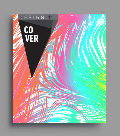 Abstract geometric line pattern background for business brochure cover design. colorful, Applicable for placards, brochures, posters, covers and banners. Vector Designのイラスト素材