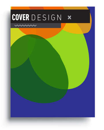 Modern abstract covers. Cool gradient shapes composition, vector covers design.のイラスト素材