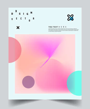 Background Abstract geometric pattern design. Vector templates for modern design, cover, template, decorated, brochure, flyer.のイラスト素材