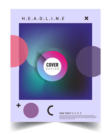 Background Abstract geometric pattern design. Vector templates for modern design, cover, template, decorated, brochure, flyer.のイラスト素材
