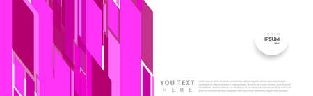 Minimalistic design, creative concept geometric pattern design and colorful background. Applicable for placards, brochures, posters, covers and banners.のイラスト素材