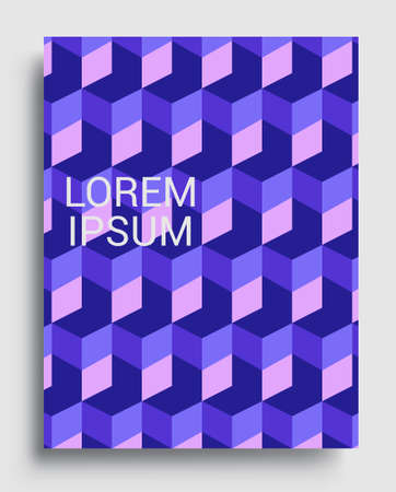 Modern geometric abstract background covers. Cool gradient shapes composition, vector covers design.のイラスト素材