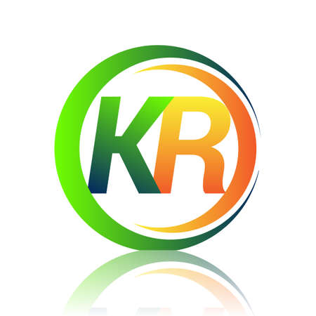 Vector of initial letter logo KR company - ID:1-159767956 - Royalty ...