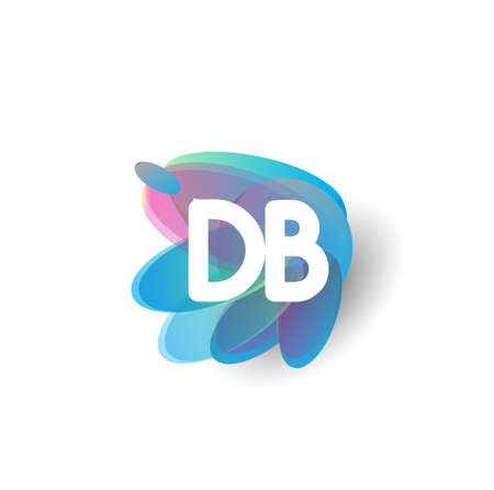 Letter Db Logo With Colorful Splash Background Letter Combination Logo Design For Creative Industry Web Business And Company のイラスト素材 ストックフォト 写真素材 のstock Foto ストックドットフォト