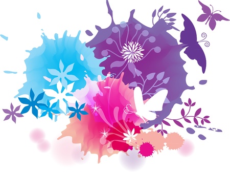 abstract backgroundのイラスト素材