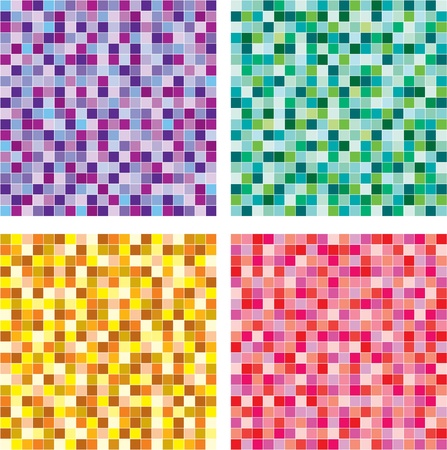 Vector seamless of mosaic patternのイラスト素材