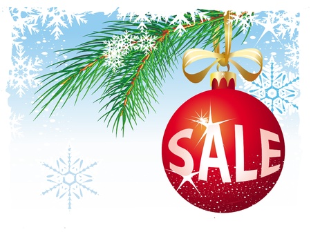 Christmas saleのイラスト素材