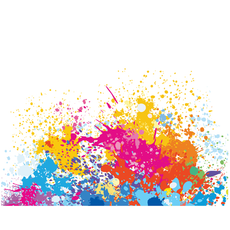 Element for design from paint stainsの写真素材